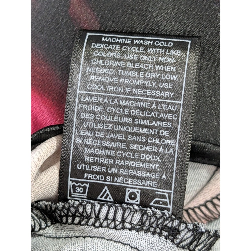 Steve Madden Lara Satin Maxi Dress XS Black Floral Cocktail Party Event Occasion - Picture 9 of 11